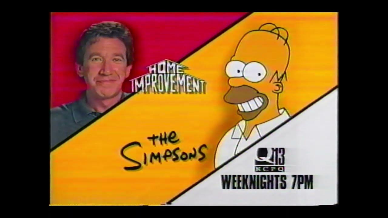 Q13 FOX Promo for The Simpsons and Home Improvement YouTube
