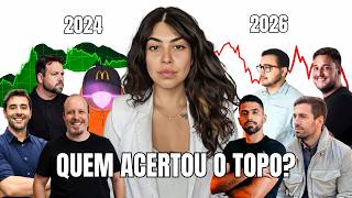 Quem Acertou? Influencers Reagem às Próprias Previsões do Topo do Bitcoin