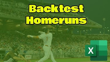 Backtest to predict Homeruns Better - Use Filtering and Excel Formulas to pick homeruns