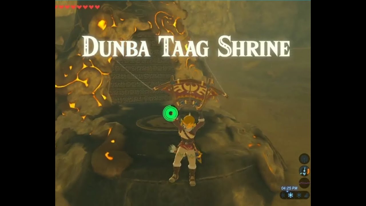 Dunba Taag Shrine, Zelda BOTW Breath Of The Wild, Location and all