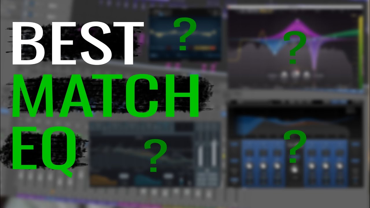 How to EQ match with Ozone, Master match, Slick M, ProQ and Logic Pro ...