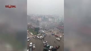 Depremde Kahramanmaraş Kent Merkezinde Çok Sayıda Bina Yıkıldı