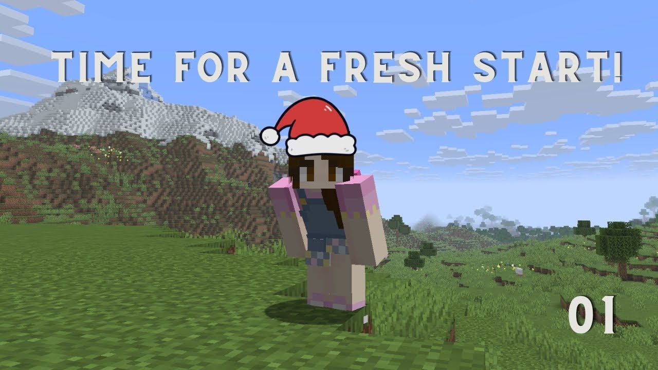 A Festive Fresh Start | Minecraft Survival Lets Play | Ep 1 - YouTube