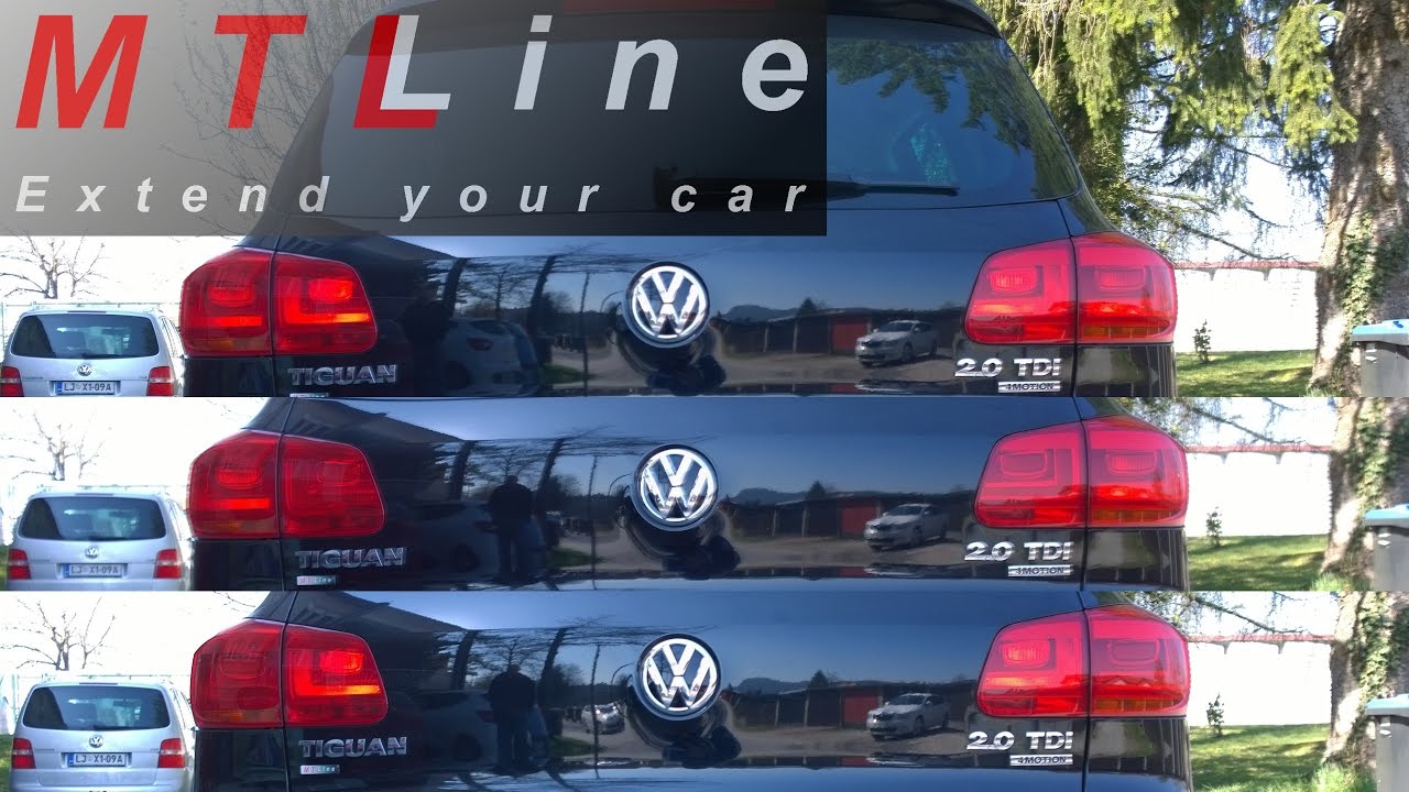 VW Tiguan, MY2012 enable rear parking light as DRL vkjučitev