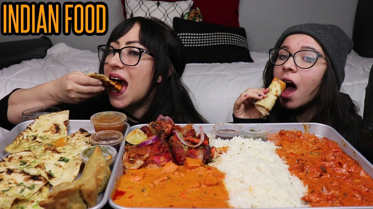 INDIAN FOOD MUKBANG| FIRST TIME TRYING | EATING SHOW