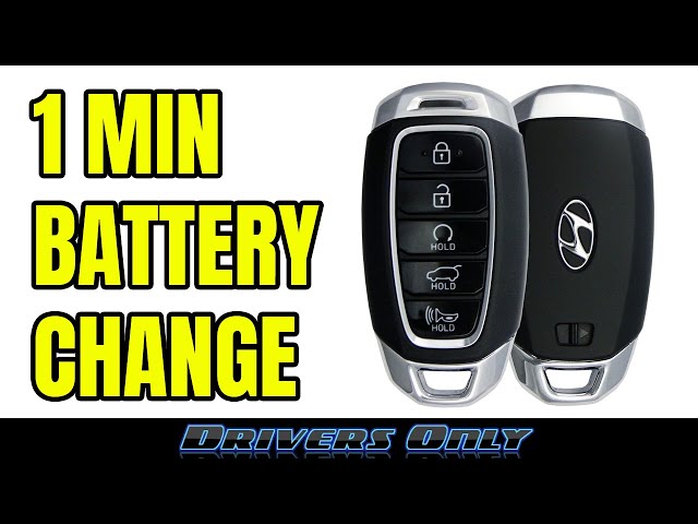 Hyundai Key FOB Battery Change (Smart Key Remote) - For Santa Fe, Kona,  Palisade, Venue 