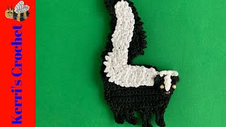 Crochet Skunk Tutorial – Crochet Applique Tutorial