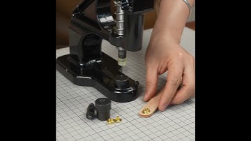 Hand Tools-Leather Button Press #handmade #leathercompany #leathercraft #diy