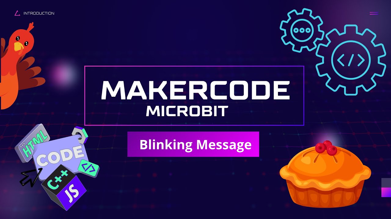 Blinking Message MakeCode - YouTube