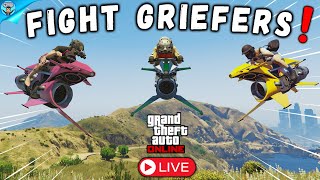 Destroying griefers LIVE on GTA Online!