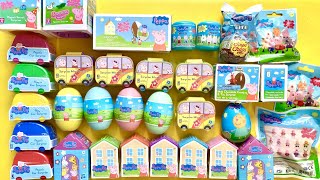 ASMR MEGA PEPPA PIG Collection Unboxing slime eggs mystery boxes satisfying Surprise toys