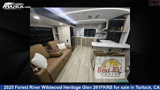 Spectacular 2025 Forest River Wildwood Heritage Glen Travel Trailer RV For Sale in Turlock, CA