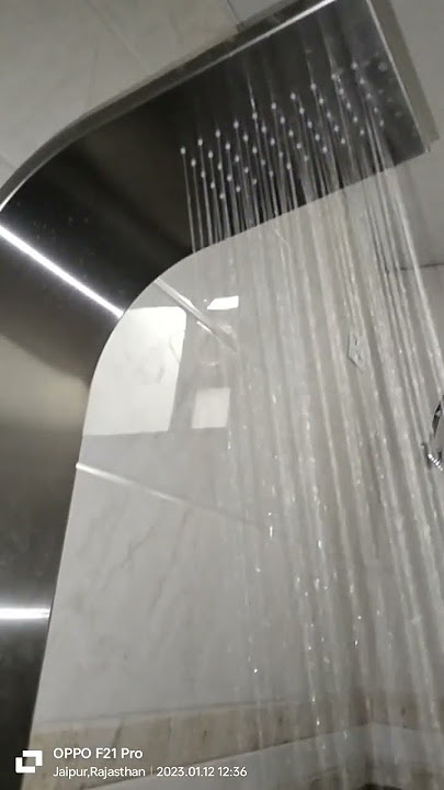 #jaquar new shower panel use#artize #shower #light #trending