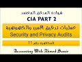 المحاضرة رقم 11 : عمليات تدقيق الأمن والخصوصية (Security and Privacy Audits)