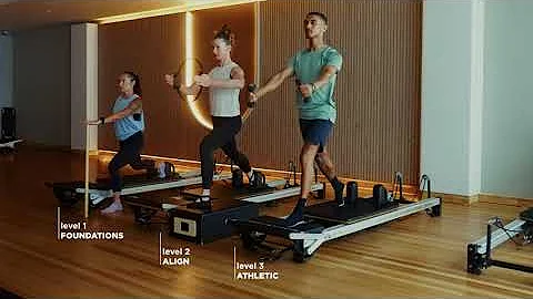 We've got different levels of Reformer Pilates at Virgin Active