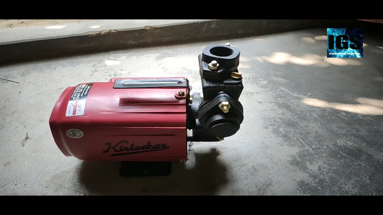 Kirloskar 0.5hp motor unboxing/water pump 28s/2020/20years old review