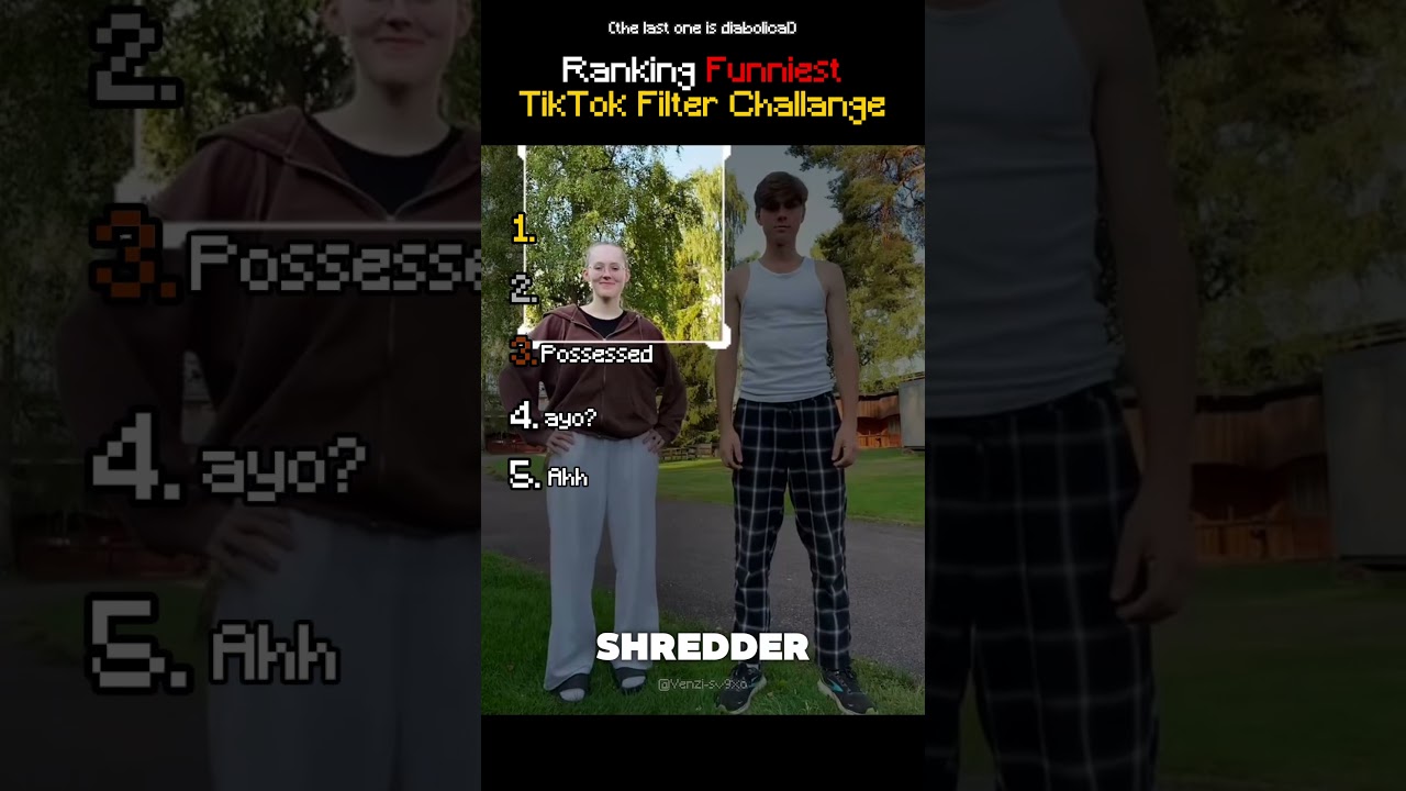 Ranking the Funniest Filter Challenge 🤣