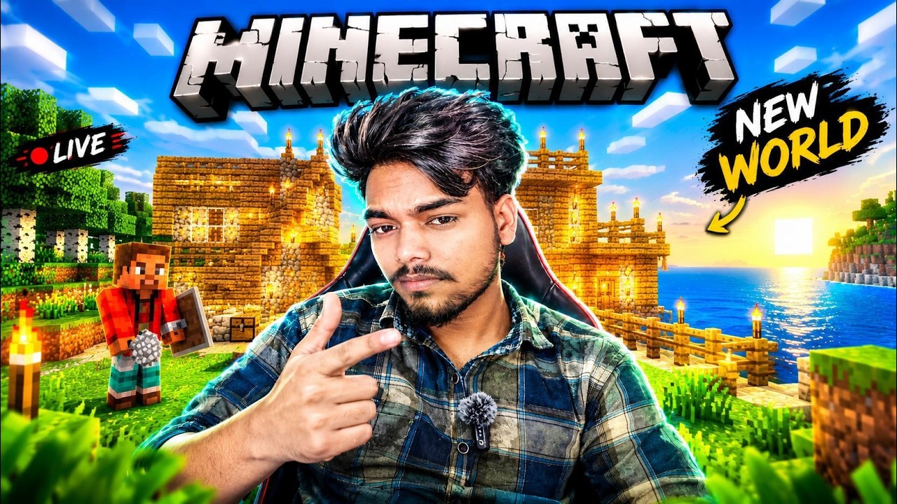 Minecraft Survival LIVE | The World Is Just Getting Started suhuxgamer ...