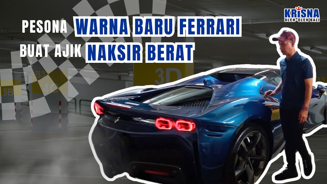 PESONA WARNA BARU FERRARI BUAT AJIK NAKSIR BERAT