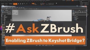 #AskZBrush - "How do you turn on the ZBrush to Keyshot Bridge inside of ZBrush?"