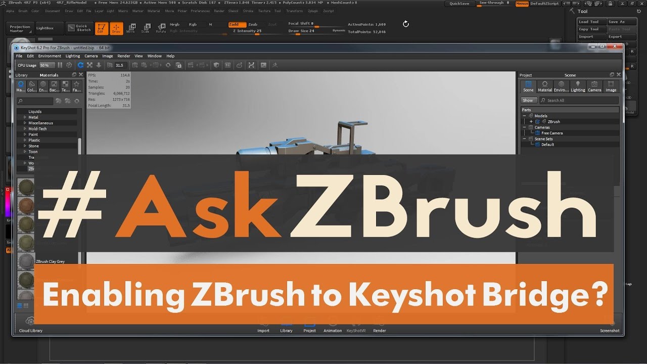 keyshot to zbrush