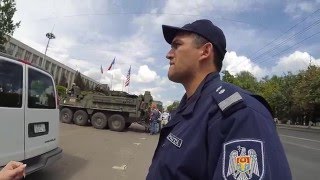 Кишинёв 08 05 2016 : НАТО Охряняет Наша Полиция !!!