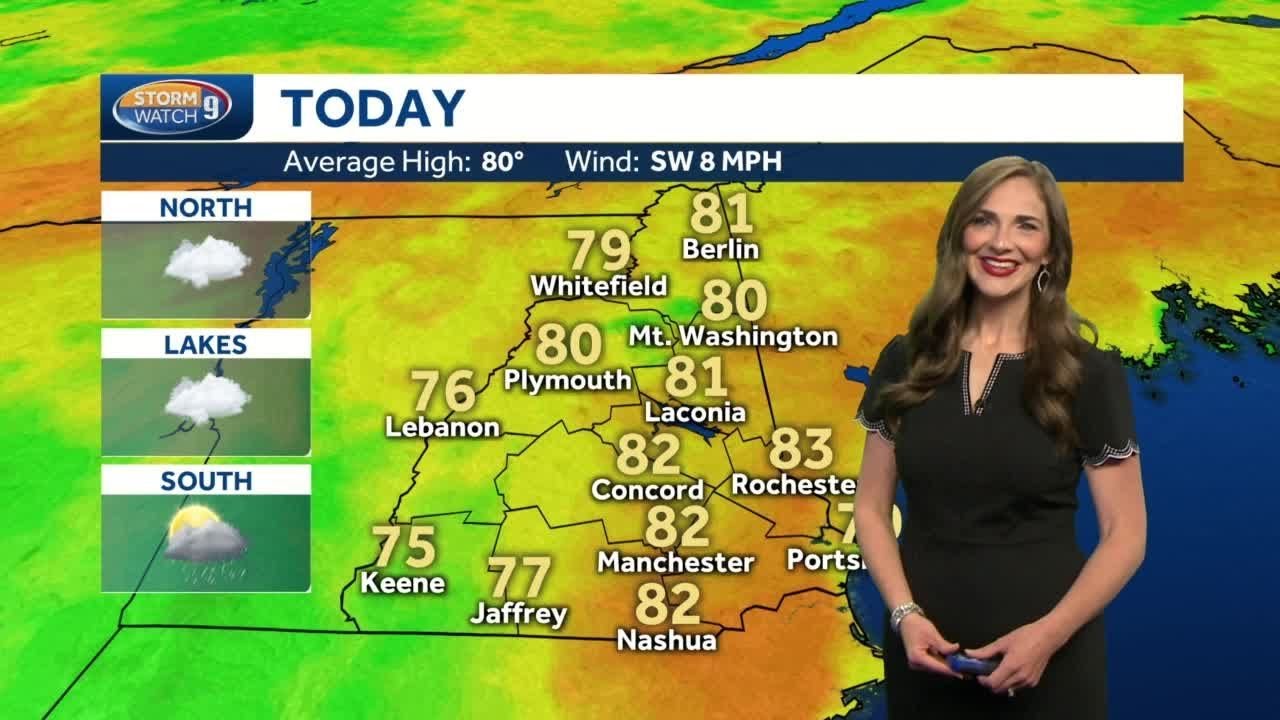 Watch: showers and storms today - YouTube