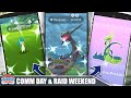 INCOMING! *SHINY RAYQUAZA & SHINY SNIVY* - RAID WEEKEND & COMMUNITY DAY! | Pokémon GO