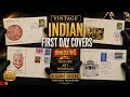 EP27: Unboxing Vintage India First Day Covers Collection , Semi Rare Philatelic Gems