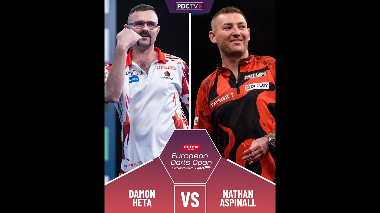 PDC European Darts Open 2025 Final Damon Heta vs Nathan Aspinall 2025 06 01 HUN
