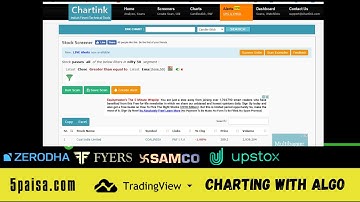 beginner guide for chartink scanner with fully algo trading