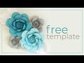 Paper Flower Backdrop Tutorial and Free Template