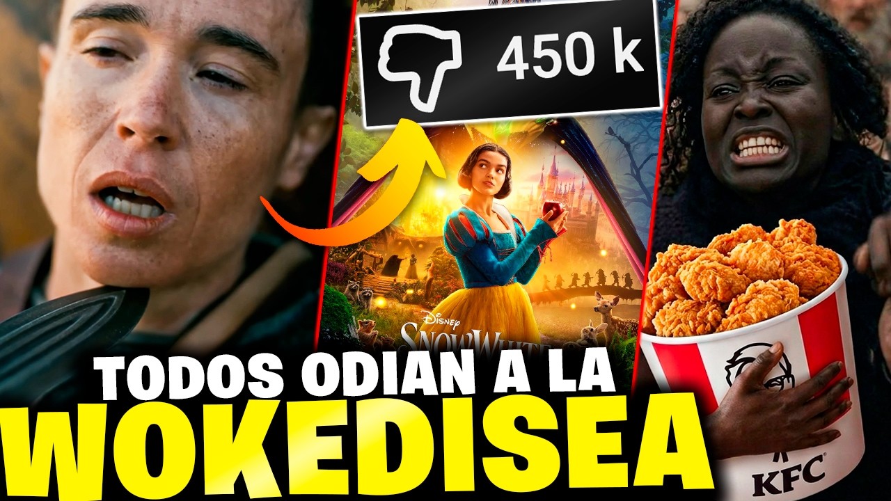 La WOKEDISEA es el trailer con más DISLIKES desde BLANCANIEVES de Rachel Zegler 😱 Cristopher Nolan