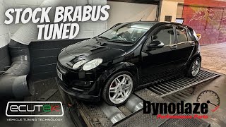 How Much power can a stock Smart ForFour Brabus make Mapped?