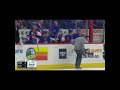 Camera Man blooper running across ice New York Islanders vs Boston Bruins