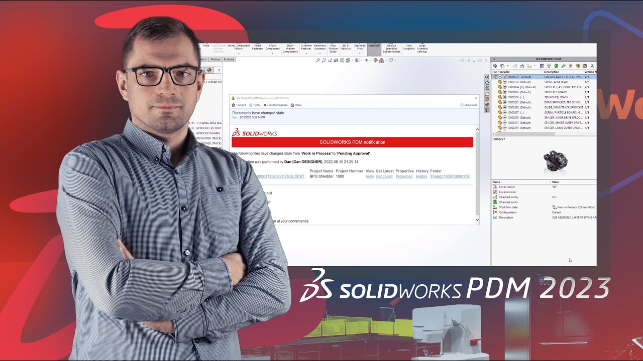 Nowości SOLIDWORKS PDM 2023 - YouTube