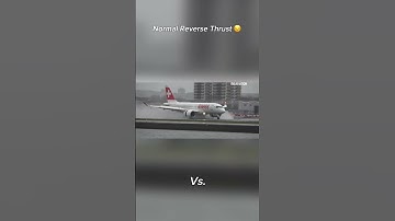 Target Reverse Thrust🗿 #shorts #aviation  #avgeek  #plane