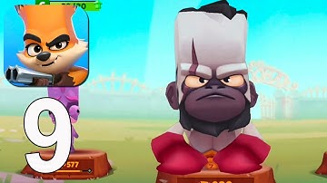 Zooba: Zoo Battle Arena - Gameplay Walkthrough Part 9 - Big Teams Squad Bruce(iOS, Android)