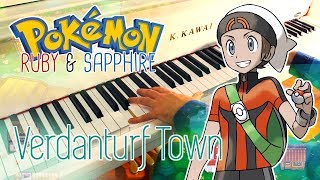 Video thumbnail of "Verdanturf Town - POKÉMON Ruby & Sapphire ~ Piano cover w/ Sheet music!"