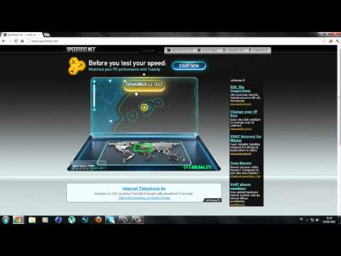 TUTO- Tester la vitesse  de votre connexion Internet
