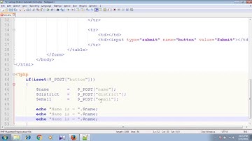 php mysql bangla tutorial print data or message using form