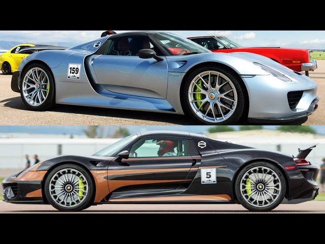 Porsche 918 Spyders Launching! - YouTube