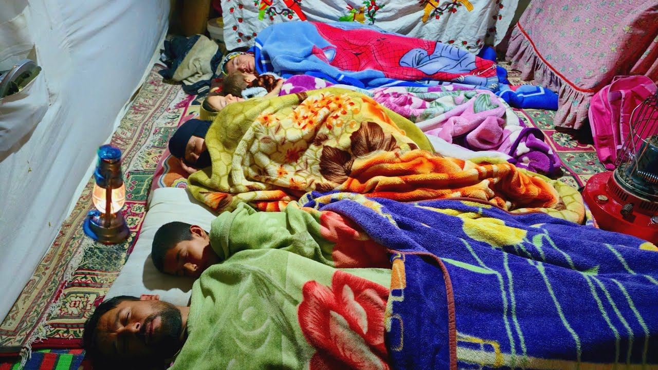 Cold Winter Nights in Zagros | Real Nomad Family Life ❄️🏔️