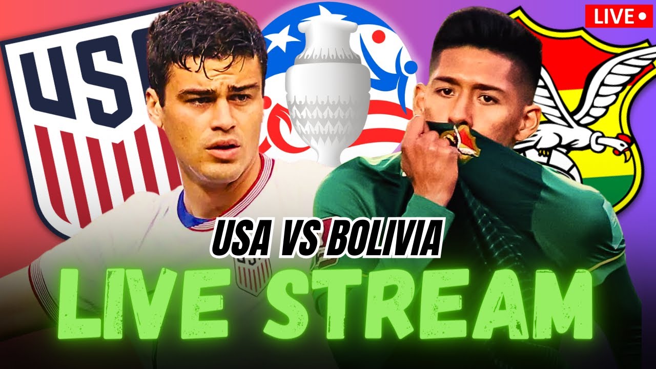 USA vs Bolivia COPA AMERICA LIVE WATCH ALONG