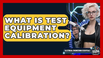 What Is Test Equipment Calibration? - Electrical Engineering Essentials