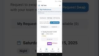 How to Set Duty Requests, Shift Swaps, and Preferences on NUMA