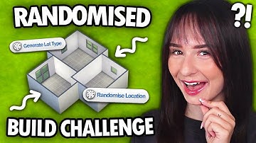I tried the RANDOM LOT TYPE build challenge in The Sims 4
