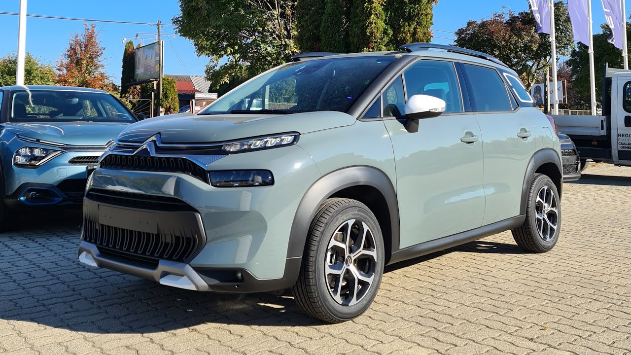 Citroën C3 Aircross Shine 1.2 PureTech 130 EAT8 Khaki Grey Urban Blue Interior Ambience YouTube Citroën C3 Aircross Shine 1.2 PureTech 130 EAT8 Khaki Grey Urban Blue Interior Ambience YouTube