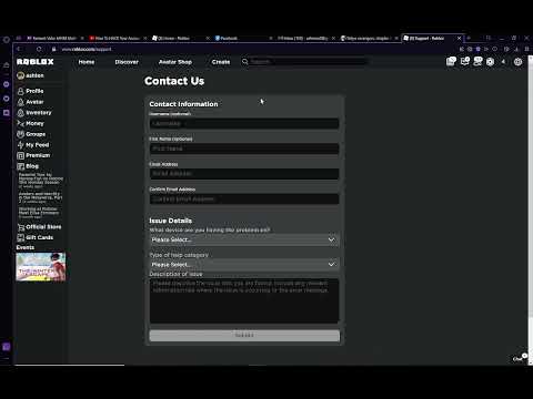 Roblox Support - How to Reset You're password Without Email or Phone