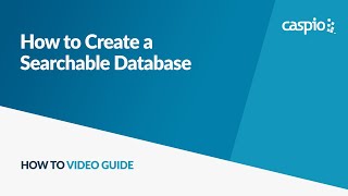 Creating a Searchable Database screenshot 2